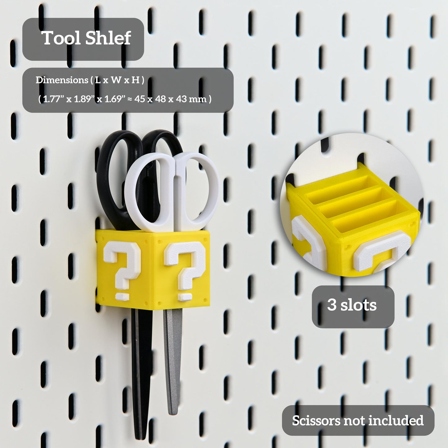 3 Slot Scissors Holder
