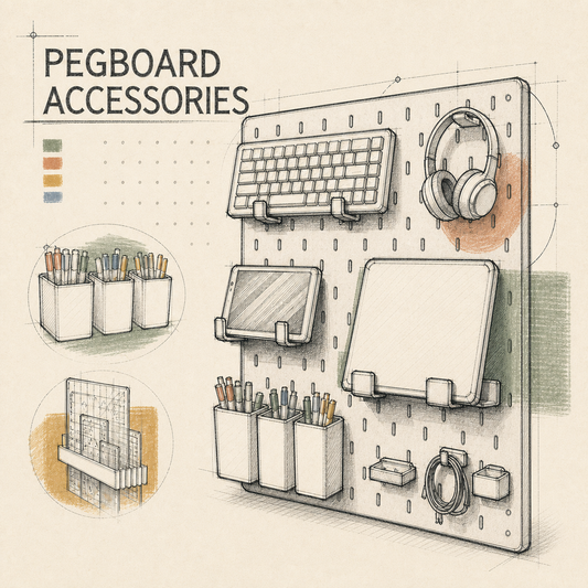 How to Buy Pegboard Accessories: 4 Practical Options