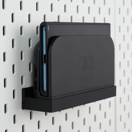 Nintendo Switch 2 Pegboard Dock Mount