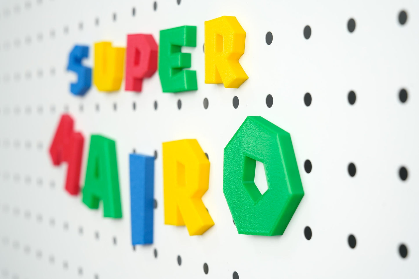 Personalized Mario Magnetic Name Sign
