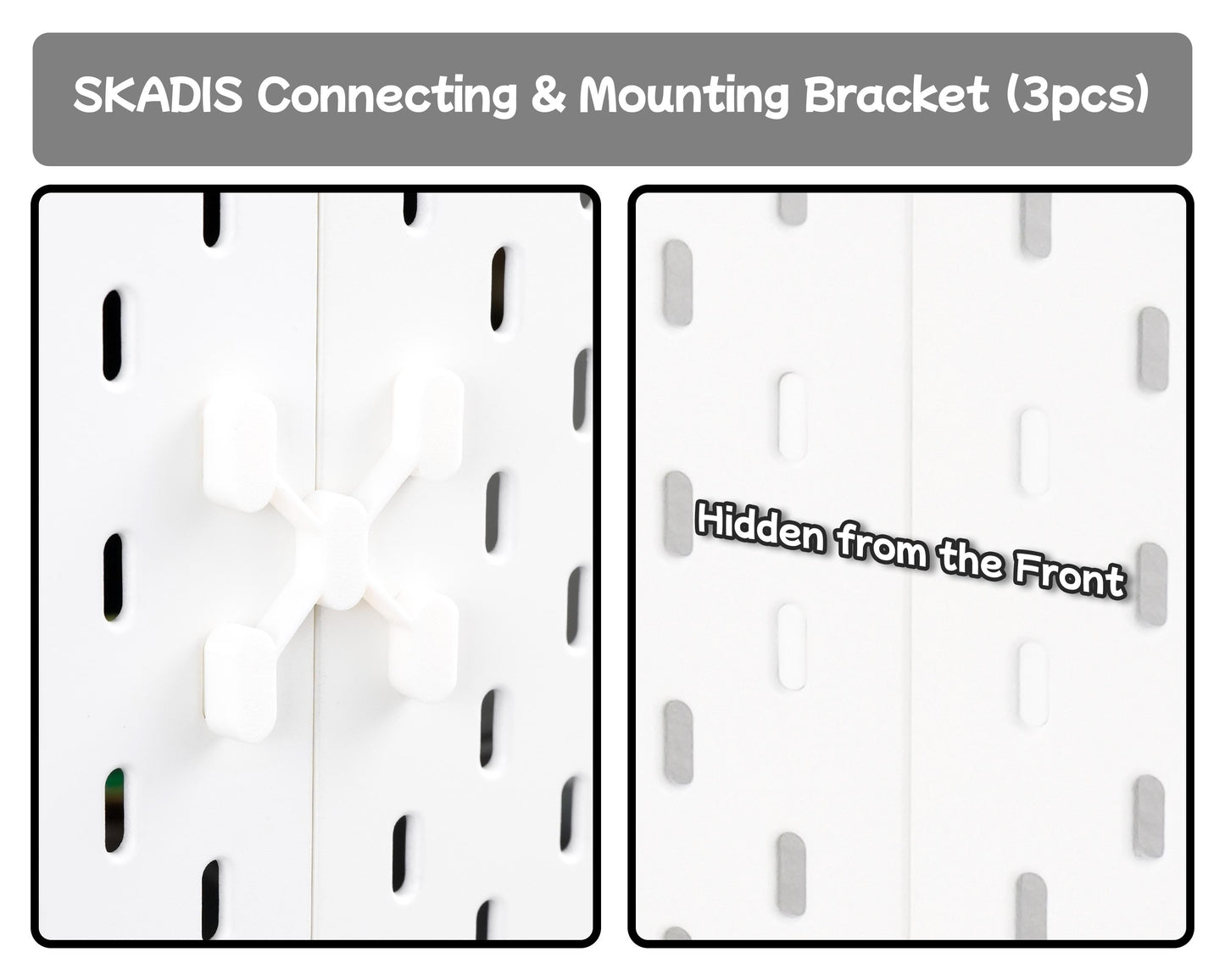 Desktop Pegboard Accessory Set – Desk Clamp Mount, Magnetic Holder, Shelf & Display Stand
