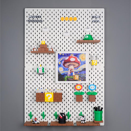 Super Mario Pegboard Accessory Kit
