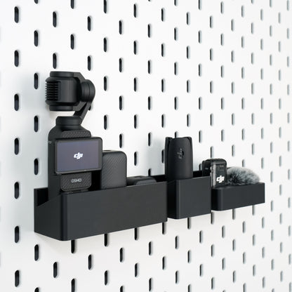 [Pegboard Mount] DJI Osmo Pocket 3 Camera & Accessories Holder