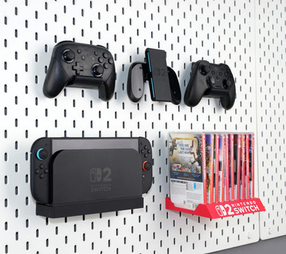 Nintendo Switch 2 Pegboard Dock Mount