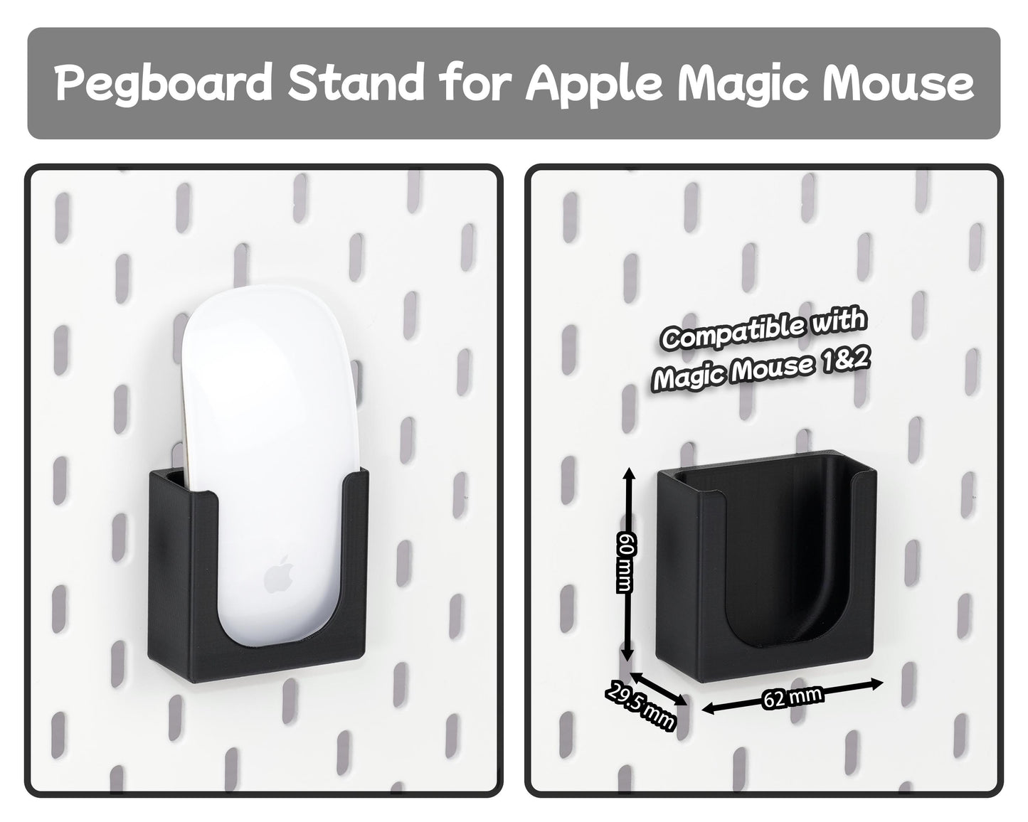 Modular Desktop Pegboard Accessory Kit