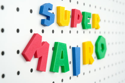 Personalized Mario Magnetic Name Sign