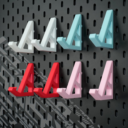 Pegboard iPad Holder – Wall Mount Tablet Stand with Charger Storage & Cable Organizer