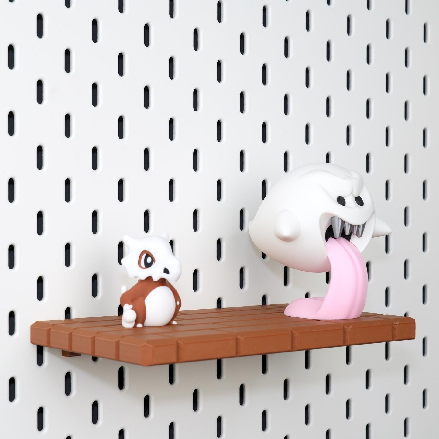 Super Mario Pegboard Shelf for Figure Display Stand