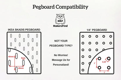Universal Pegboard Holder for Switch Pro, Xbox, and PS5 DualSense Controllers