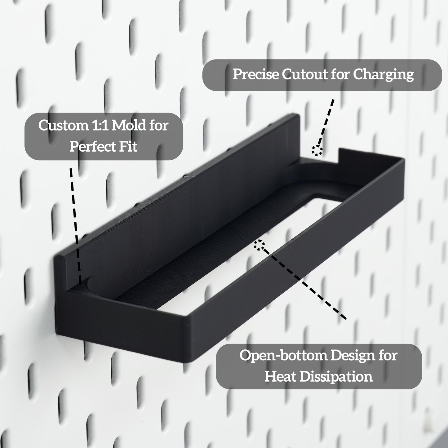 Nintendo Switch 2 Pegboard Dock Mount