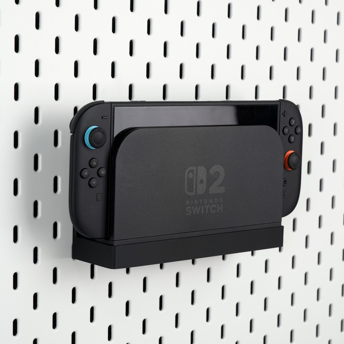 Nintendo Switch 2 Pegboard Dock Mount