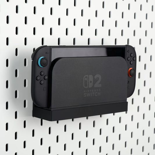 Nintendo Switch 2 Pegboard Dock Mount