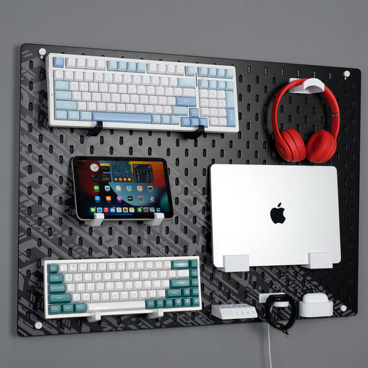 Modular Desktop Pegboard Accessory Kit