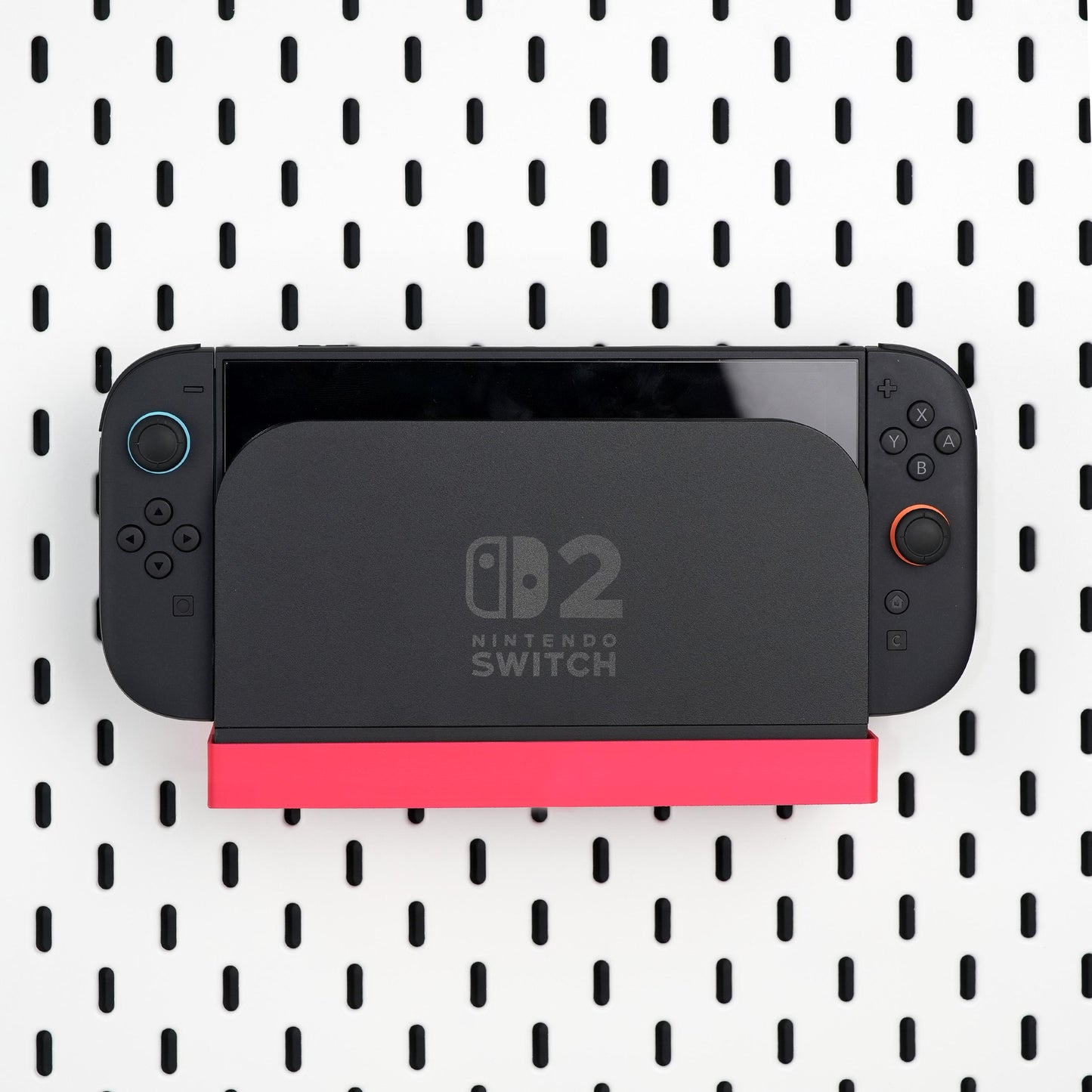 Nintendo Switch 2 Pegboard Dock Mount