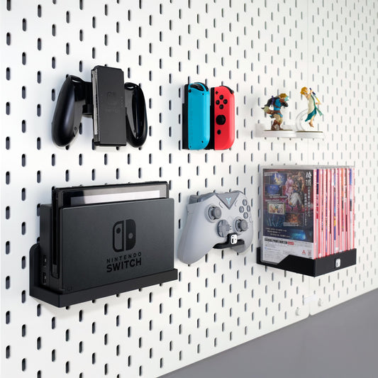 The Nexus for Nintendo Switch 1 Shelf, Game Card Holder, JoyCon Grip & Pro Controller Stand