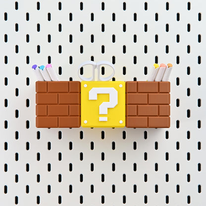 Super Mario Pegboard Storage Bins