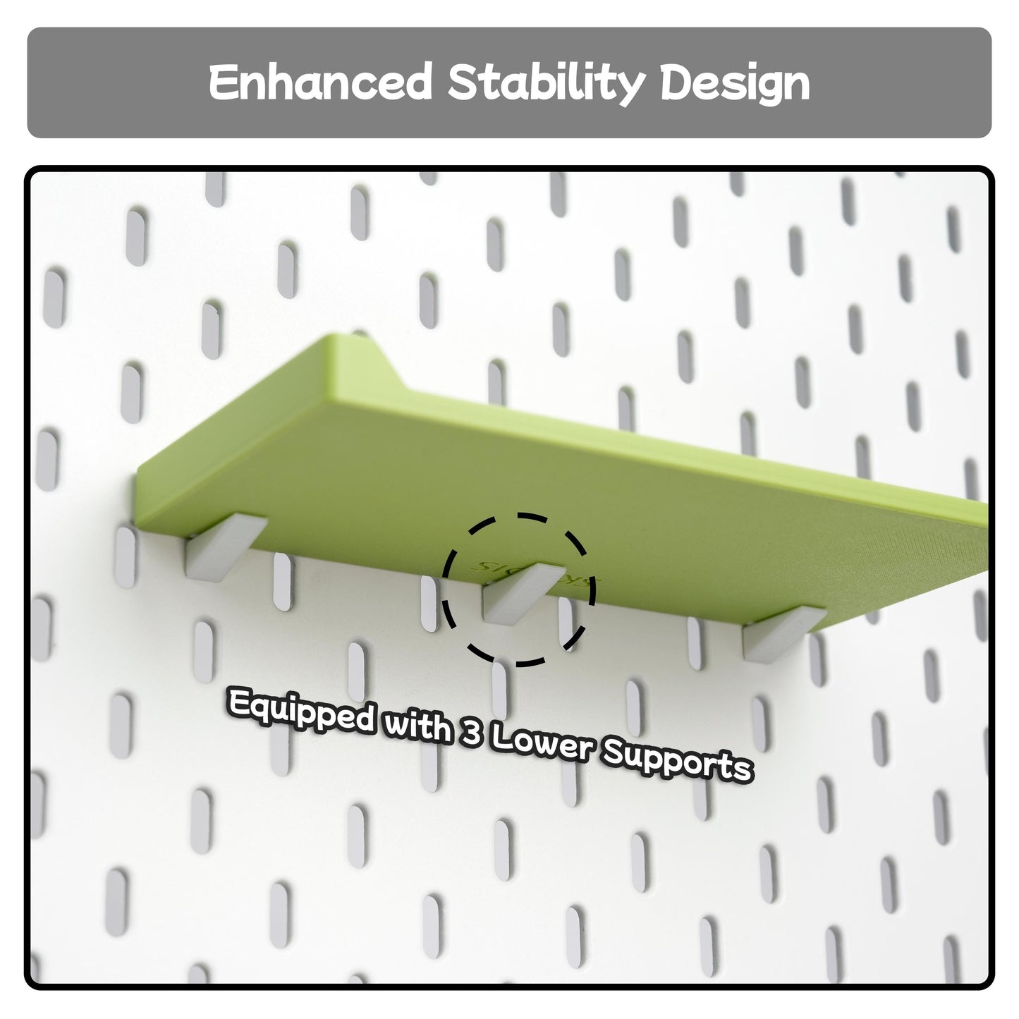 Universal Pegboard Shelf