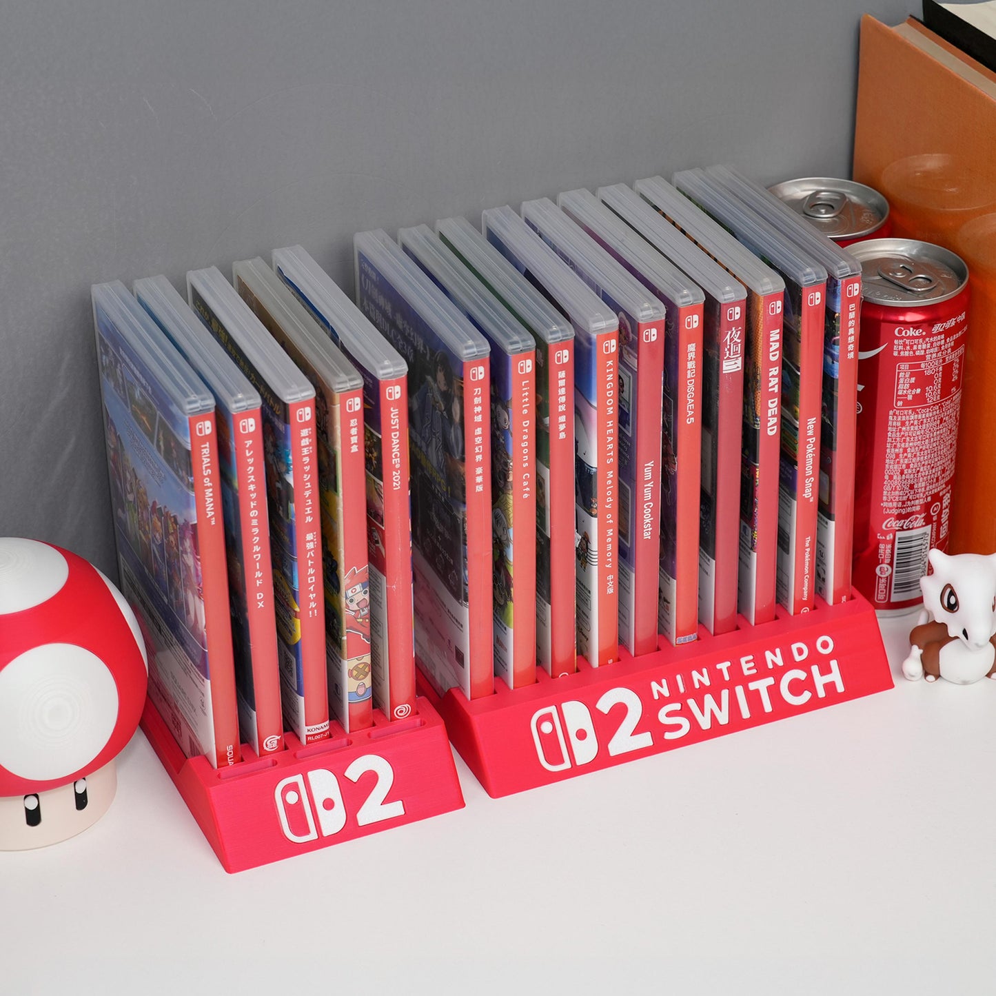 Switch 2 Game Card Case Pegboard Mount