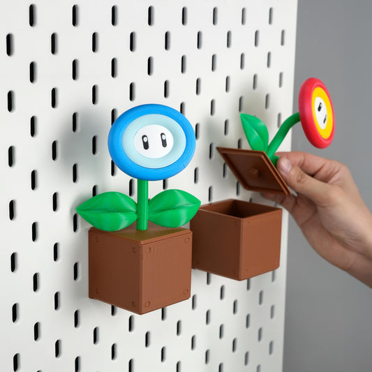 Super Mario Fire and Ice Flower Container
