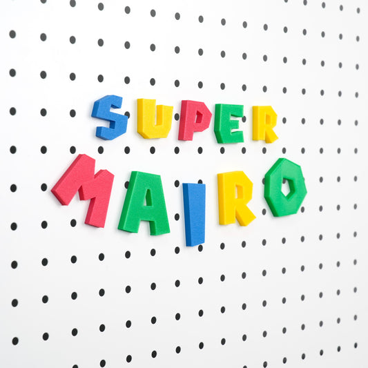 Personalized Mario Magnetic Name Sign