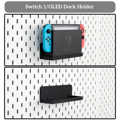 The Nexus for Nintendo Switch 1 Shelf, Game Card Holder, JoyCon Grip & Pro Controller Stand