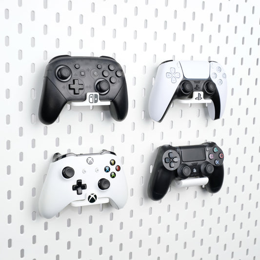 Universal Pegboard Holder for Switch Pro, Xbox, and PS5 DualSense Controllers