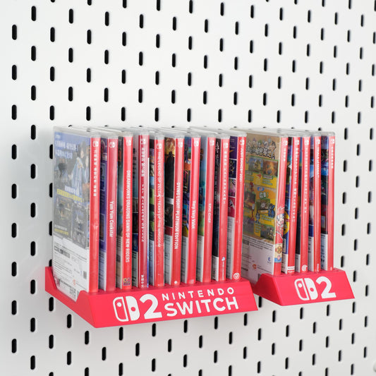 Switch 2 Game Card Case Pegboard Mount