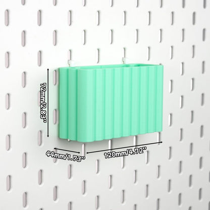 Wave M pegboard pen holder dimensions: 120 × 44 × 72 mm