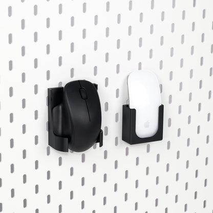 Pegboard Mouse Holder for IKEA Skadis, Universal Desk Organizer Mount