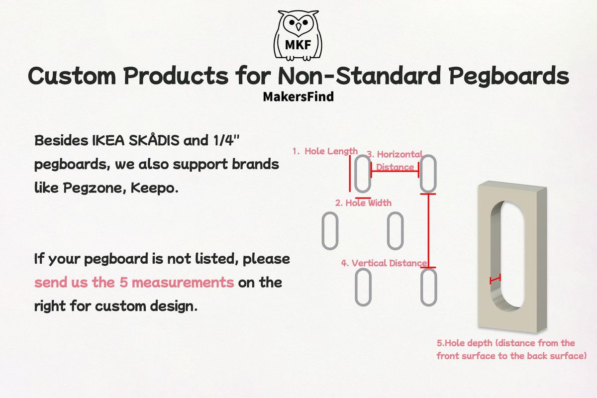 Pegboard Desk Clamp Mount Holder for IKEA Skadis, Adjustable Organizer Clip, No Drill Table Clamp for Office Storage - image 10