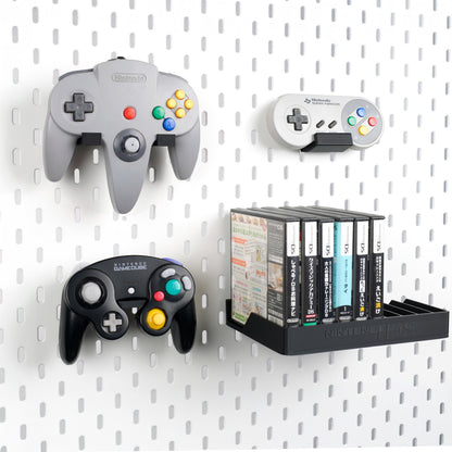 Nintendo DS Game Case Display Holder Wall Mount NDS Game Organizer Shelf 1 5 10 Slot Cartridge Case Storage Gaming Room Decor - image 2