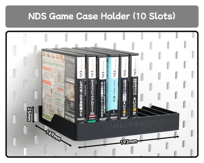 Nintendo DS Game Case Display Holder Wall Mount NDS Game Organizer Shelf 1 5 10 Slot Cartridge Case Storage Gaming Room Decor - image 5