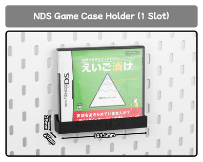 Nintendo DS Game Case Display Holder Wall Mount NDS Game Organizer Shelf 1 5 10 Slot Cartridge Case Storage Gaming Room Decor - image 3