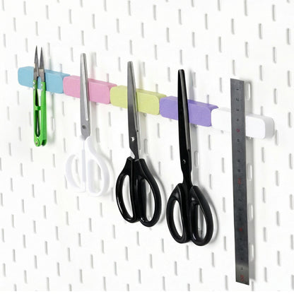 Magnetic Pegboard Tool Holder with N52 Magnets, Pegboard Magnet Attachment for IKEA SKADIS & 1/4 Inch Pegboard Wall Storage Decor