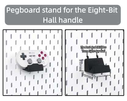 8BitDo Pro 2 / Pro 3, SN30 Pro Controller Holder for IKEA SKADIS Pegboard, Wall Mount Video Game Storage Rack - image 6
