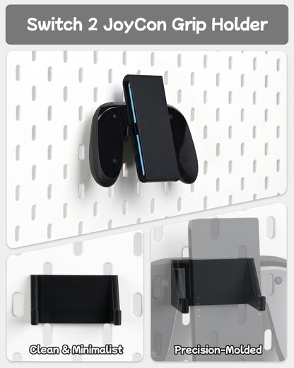 Nintendo Switch 2 Pegboard Accessories for IKEA SKADIS, NS 2 Dock Mount, Pro Controller Stand, Joycon Holder - image 5