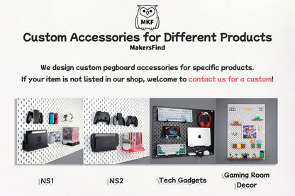 8BitDo Pro 2 / Pro 3, SN30 Pro Controller Holder for IKEA SKADIS Pegboard, Wall Mount Video Game Storage Rack - image 10