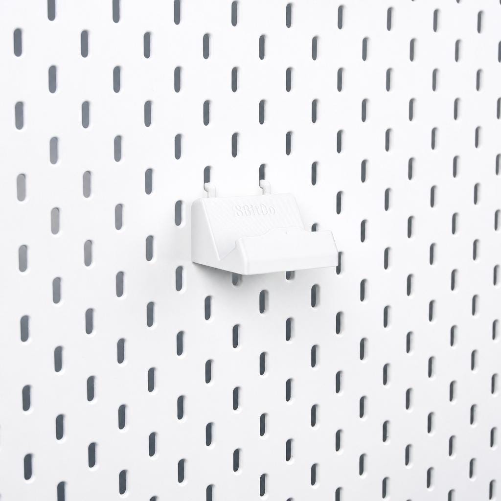 8BitDo Pro 2 / Pro 3, SN30 Pro Controller Holder for IKEA SKADIS Pegboard, Wall Mount Video Game Storage Rack - image 4