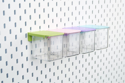 Clear Storage Drawer Box for IKEA SKADIS Pegboard | Multi Color Cap | Keyboard Cap and Switch Storage