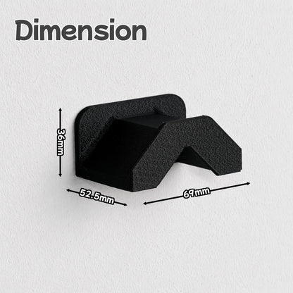 Wall-Mounted Headphone Holder with Adhesive or Screw Installation – product image 3