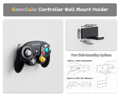 Wall-Mounted Holders for N64, SNES & GameCube Controllers – product image 5
