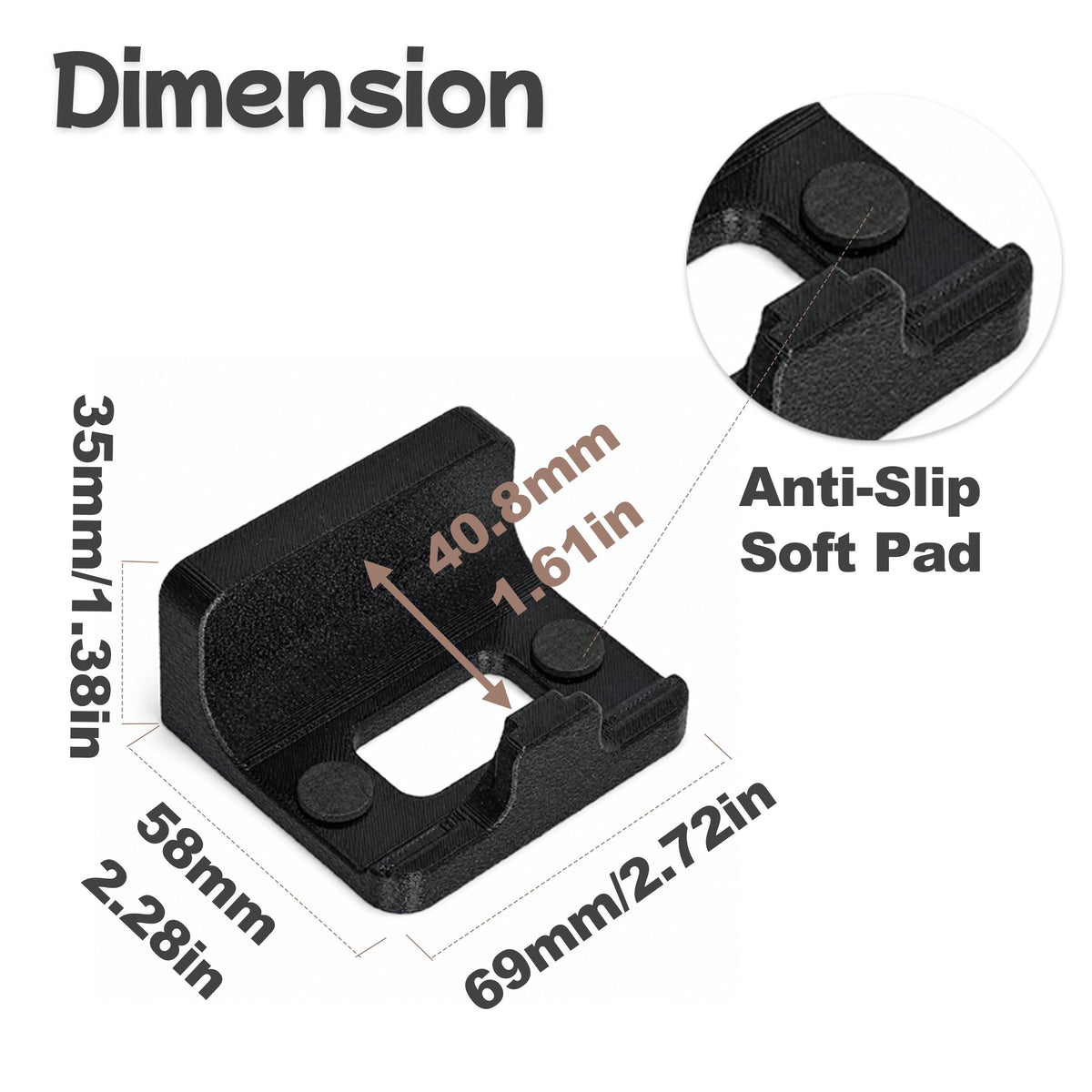 Universal wall-mounted gaming controller holder – product image 4