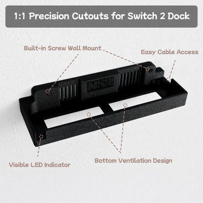 Wall-Mounted Dock Holder for Nintendo Switch 2 – product image 3