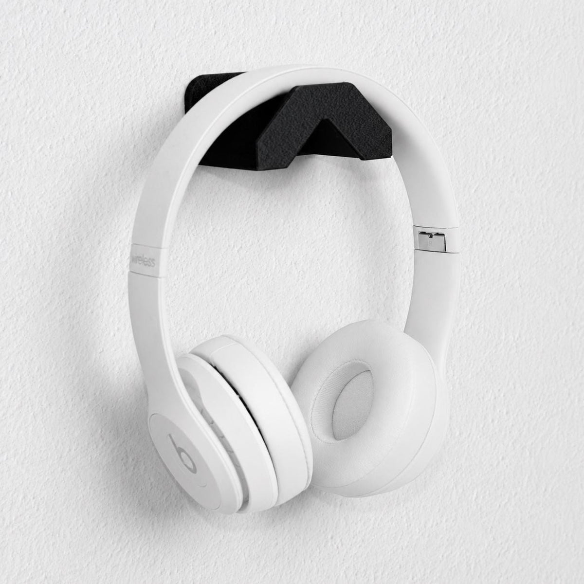Wall-Mounted Headphone Holder with Adhesive or Screw Installation – product image 1