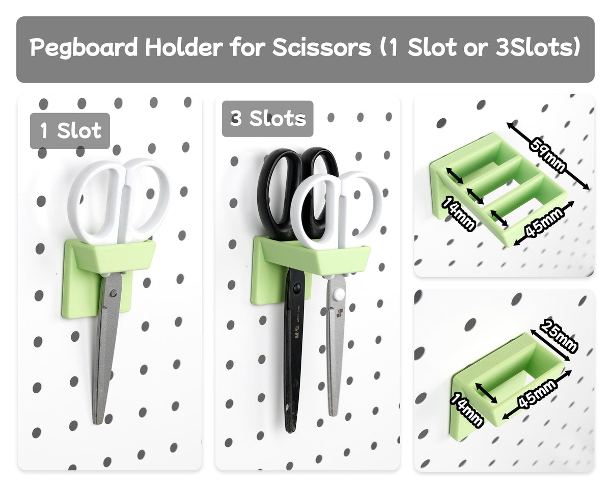 Sewing pegboard organizer component and color reference 9