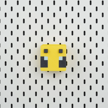 Minecraft Bee Storage Bin for Pegboard