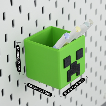 Minecraft Creeper Storage Bin for Pegboard