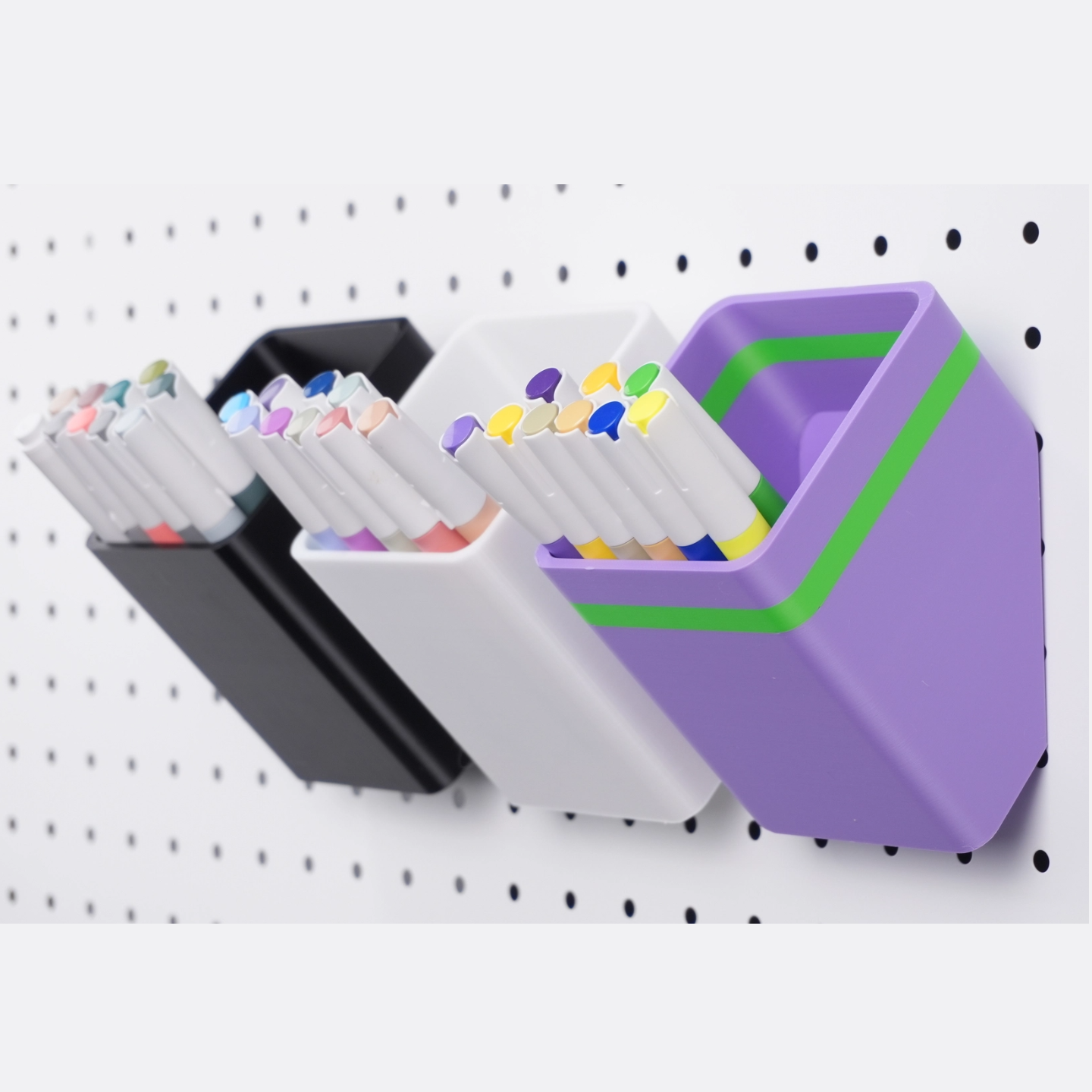 Minimalist Pen Holder for Pegboard/ Ikea Skadis