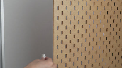 8/9-Slot Sewing Ruler Holder for IKEA SKÅDIS & 1/4-Inch Pegboards