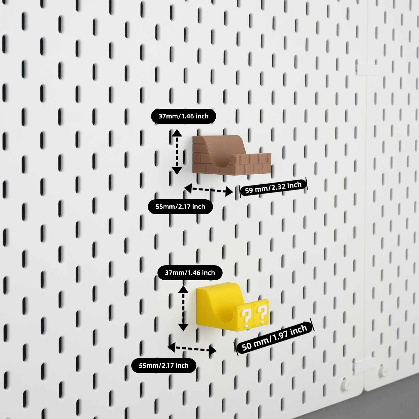 Pegboard Game Controller Stand